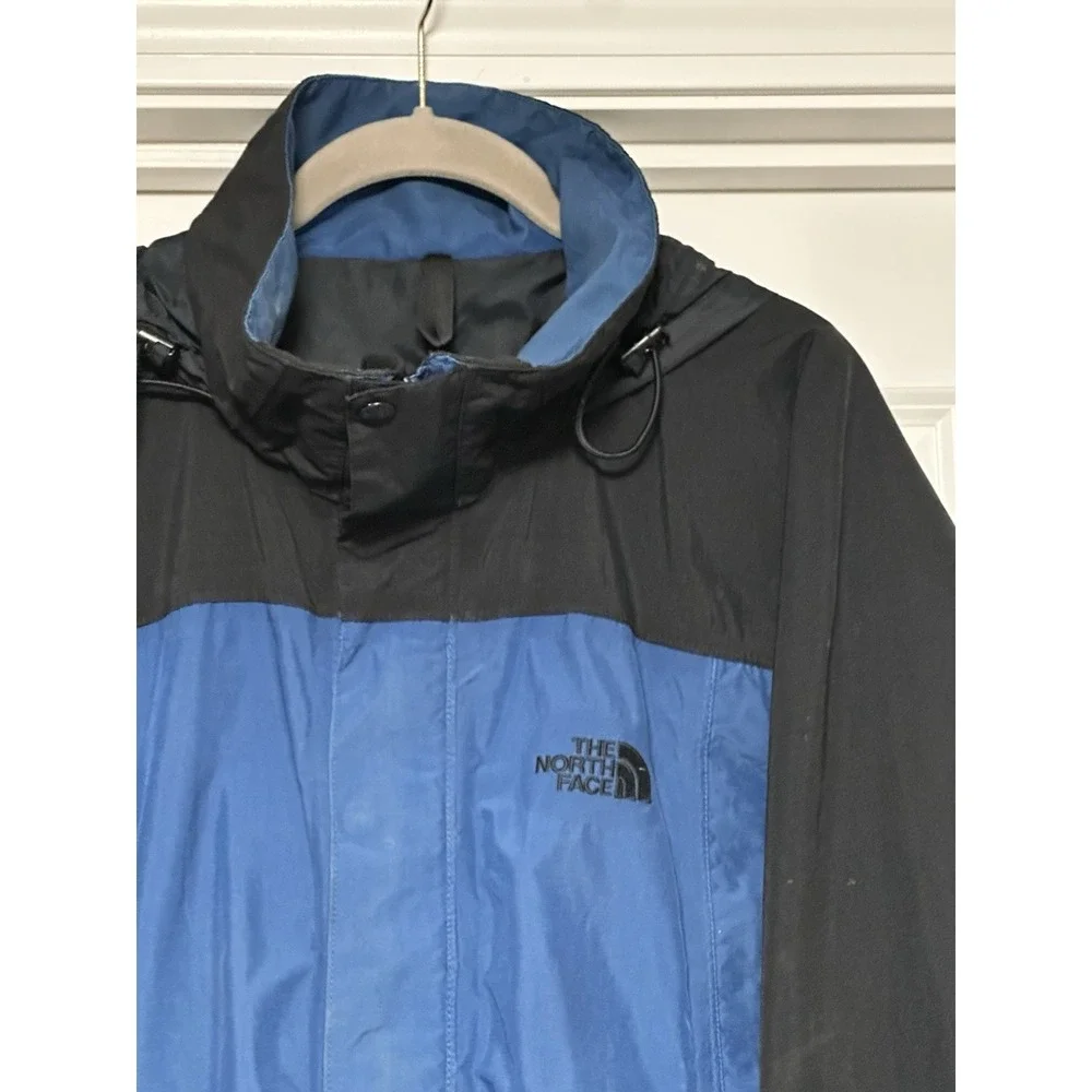 The North Face, Men's Hyvent‎ Parka, Black & Blue, Size Large